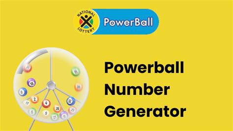 lottery generator powerball|Powerball Number Generator.